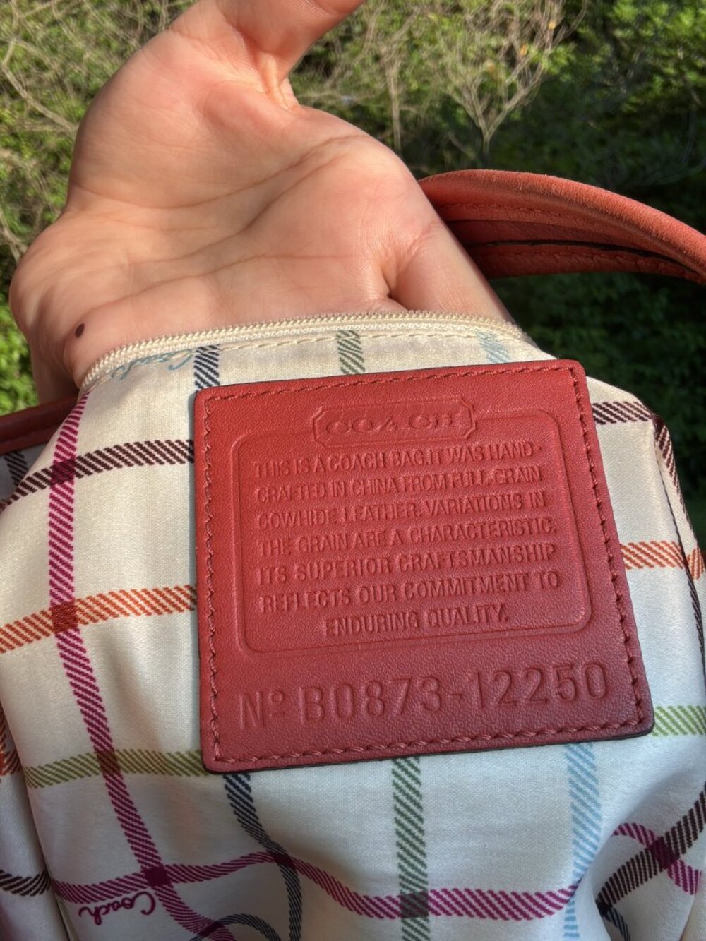 Coach Ergo Leather Tote 12250 Coral Kisslock Crossbody Shoulder Bag Clutch - Picture 2 of 12